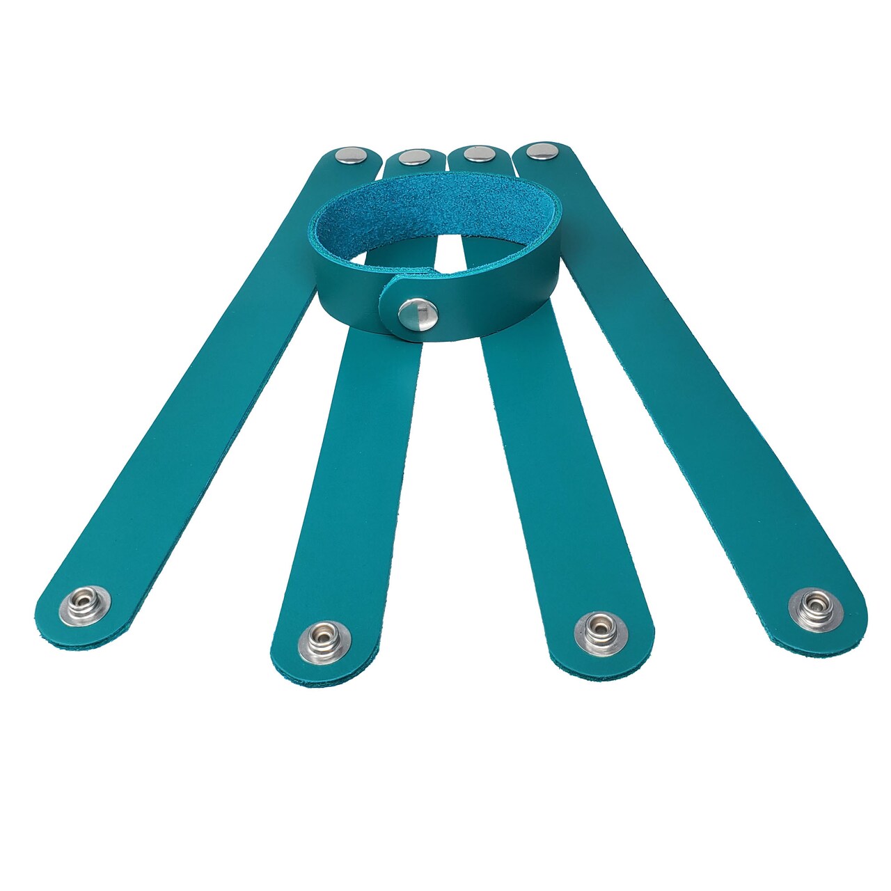 1" Latigo Leather Bracelets – DIY Hot Stamping & Engraving Blanks 6 Packs